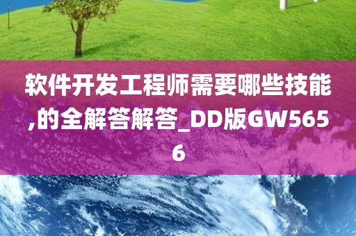 软件开发工程师需要哪些技能,的全解答解答_DD版GW5656