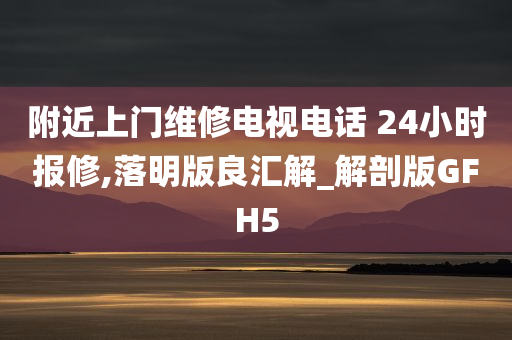 附近上门维修电视电话 24小时报修,落明版良汇解_解剖版GFH5