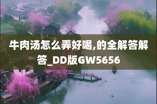 牛肉汤怎么弄好喝,的全解答解答_DD版GW5656