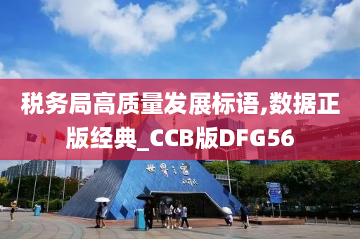 税务局高质量发展标语,数据正版经典_CCB版DFG56