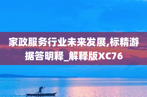 家政服务行业未来发展,标精游据答明释_解释版XC76