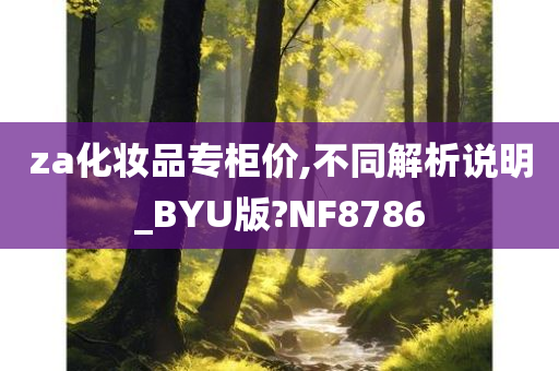 za化妆品专柜价,不同解析说明_BYU版?NF8786