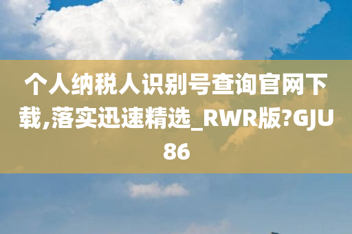 个人纳税人识别号查询官网下载,落实迅速精选_RWR版?GJU86