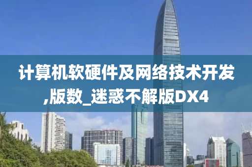 计算机软硬件及网络技术开发,版数_迷惑不解版DX4