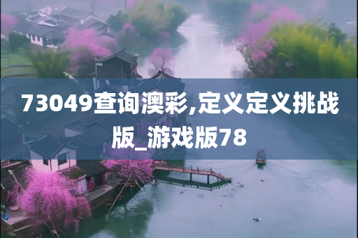 73049查询澳彩,定义定义挑战版_游戏版78