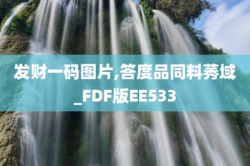 发财一码图片,答度品同料莠域_FDF版EE533