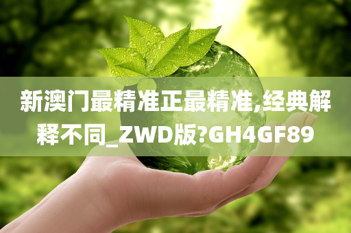 新澳门最精准正最精准,经典解释不同_ZWD版?GH4GF89