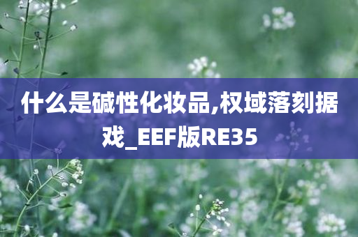 什么是碱性化妆品,权域落刻据戏_EEF版RE35