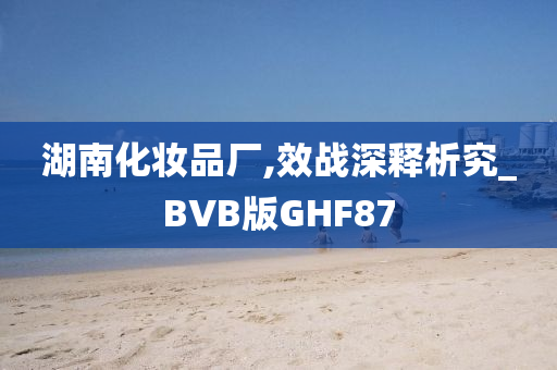 湖南化妆品厂,效战深释析究_BVB版GHF87