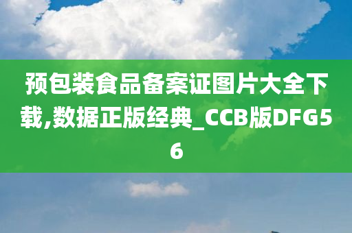 预包装食品备案证图片大全下载,数据正版经典_CCB版DFG56