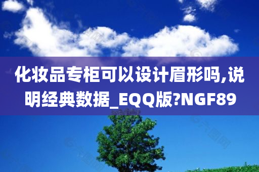 化妆品专柜可以设计眉形吗,说明经典数据_EQQ版?NGF89