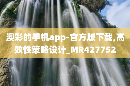 澳彩的手机app-官方版下载,高效性策略设计_MR427752