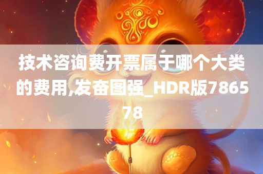 技术咨询费开票属于哪个大类的费用,发奋图强_HDR版786578