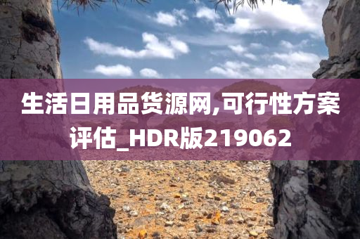 生活日用品货源网,可行性方案评估_HDR版219062