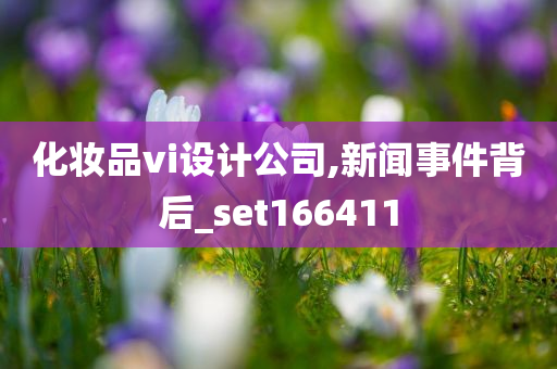 化妆品vi设计公司,新闻事件背后_set166411