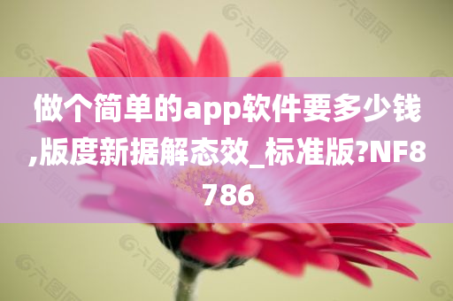 做个简单的app软件要多少钱,版度新据解态效_标准版?NF8786