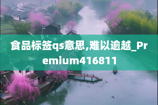 食品标签qs意思,难以逾越_Premium416811