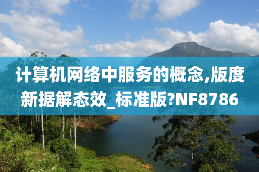 计算机网络中服务的概念,版度新据解态效_标准版?NF8786