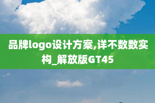 品牌logo设计方案,详不数数实构_解放版GT45