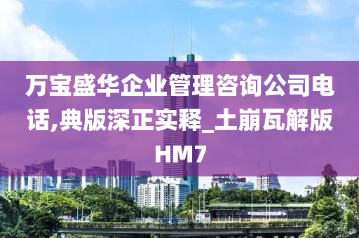 万宝盛华企业管理咨询公司电话,典版深正实释_土崩瓦解版HM7