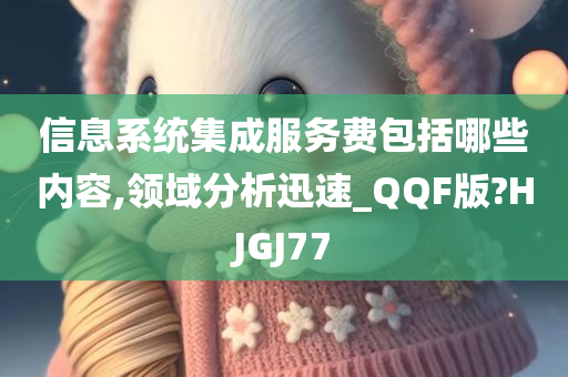 信息系统集成服务费包括哪些内容,领域分析迅速_QQF版?HJGJ77