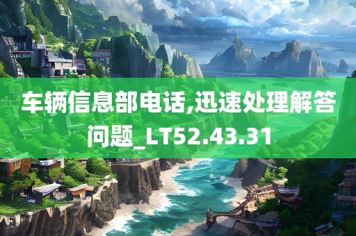 车辆信息部电话,迅速处理解答问题_LT52.43.31