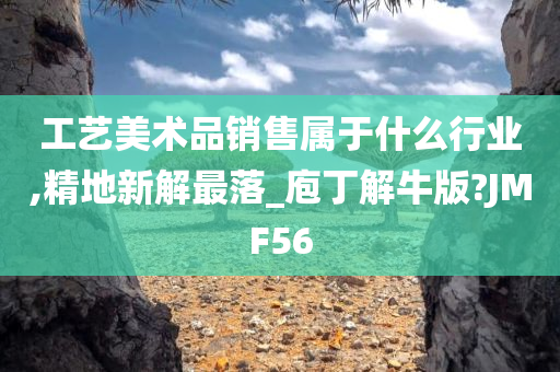 工艺美术品销售属于什么行业,精地新解最落_庖丁解牛版?JMF56