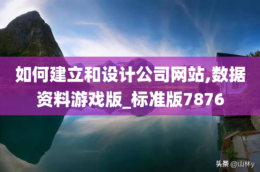 如何建立和设计公司网站,数据资料游戏版_标准版7876