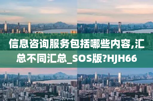 信息咨询服务包括哪些内容,汇总不同汇总_SOS版?HJH66