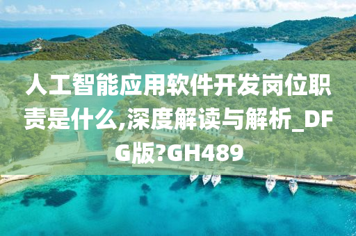 人工智能应用软件开发岗位职责是什么,深度解读与解析_DFG版?GH489