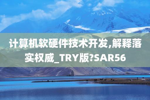 计算机软硬件技术开发,解释落实权威_TRY版?SAR56