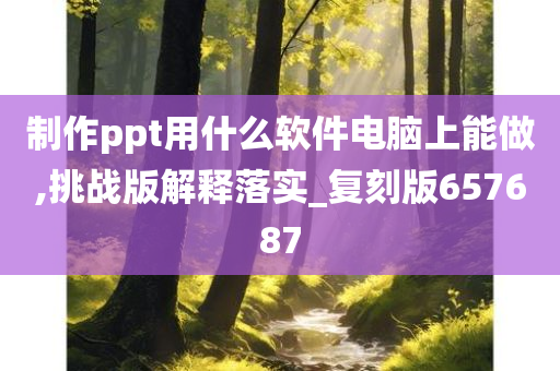 制作ppt用什么软件电脑上能做,挑战版解释落实_复刻版657687