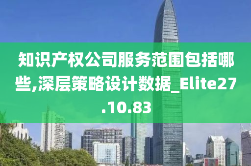 知识产权公司服务范围包括哪些,深层策略设计数据_Elite27.10.83