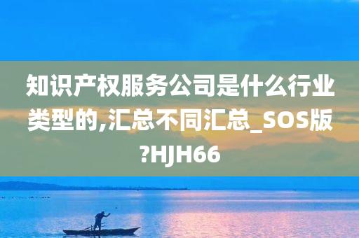 知识产权服务公司是什么行业类型的,汇总不同汇总_SOS版?HJH66