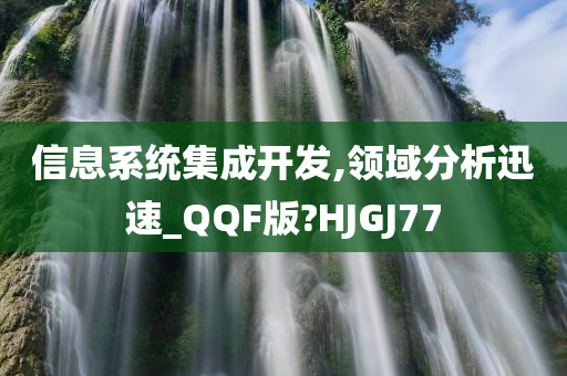 信息系统集成开发,领域分析迅速_QQF版?HJGJ77