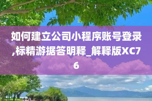 如何建立公司小程序账号登录,标精游据答明释_解释版XC76